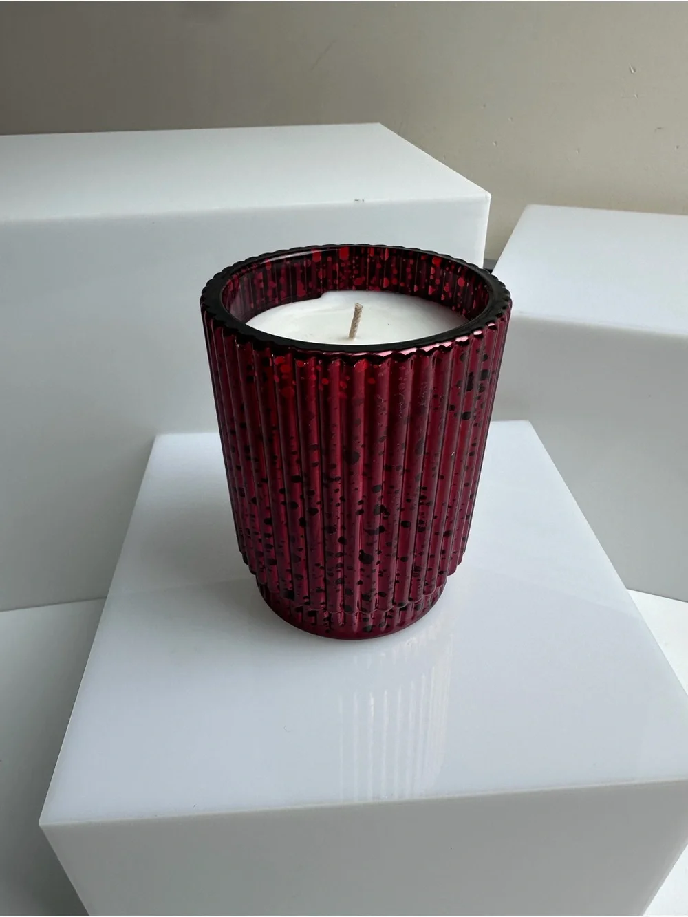 Crate & Barrel Fete Cider and Cinnamon Candle NWOB